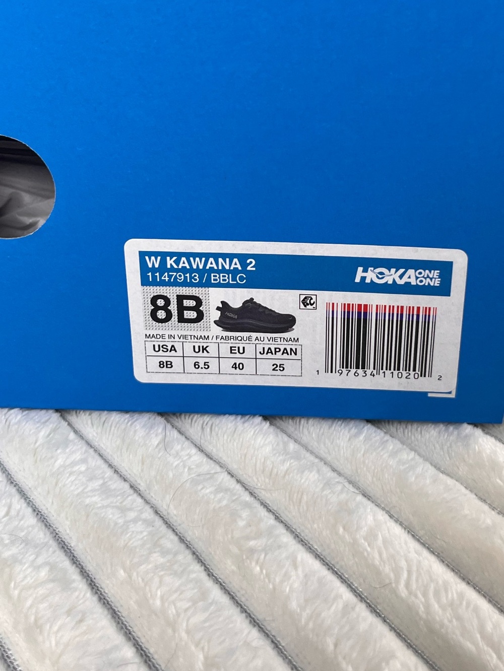 Hoka White Kawana Cushioned Slide Sandals with Platform Sole Size 8 NWB - Picture 4 of 9
